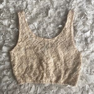 Forever 21 lace bralette crop top